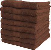 badstof handdoeken, 8-pack, 50 x 100 cm, 100% katoen, roze