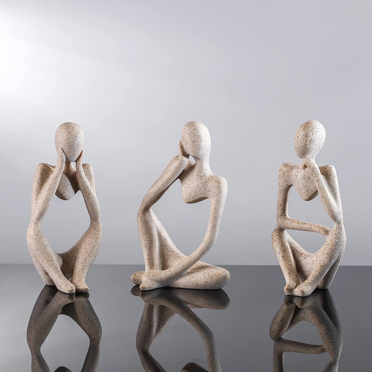 Boekenplank Decor Standbeeld, Abstracte Sculpturen