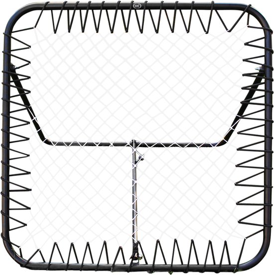 AXI Rebounder88 Zwart - 88x88cm - Verstelbare rebounder - Kickback - Tchouk - Multisport