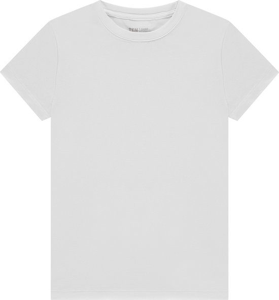 Basics t-shirt wit voor Jongens | Maat 110/116