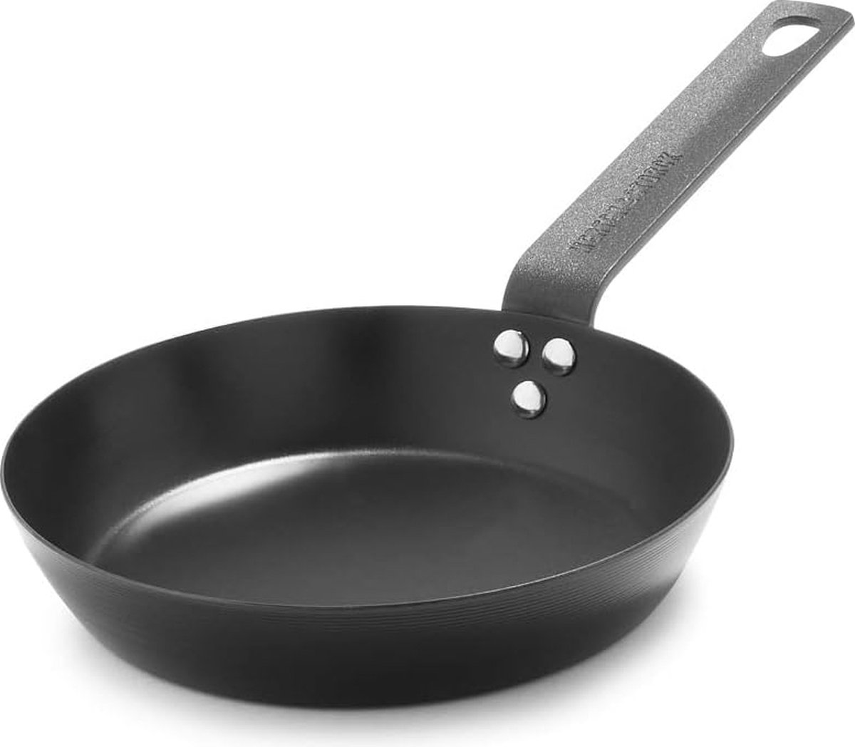 Koolstofstalen Bratpfanne, 20cm, Zwart