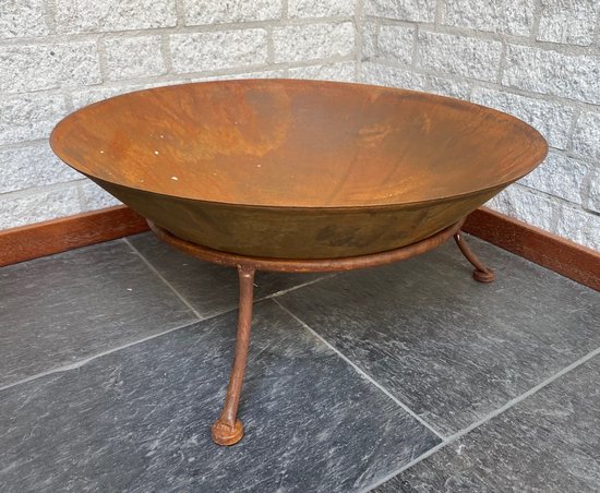 Blumfeldt 2-In-1 Vuurschaal - 75 Cm Grill, Schaalgrill, Vuurplaats, Vonkenvanger