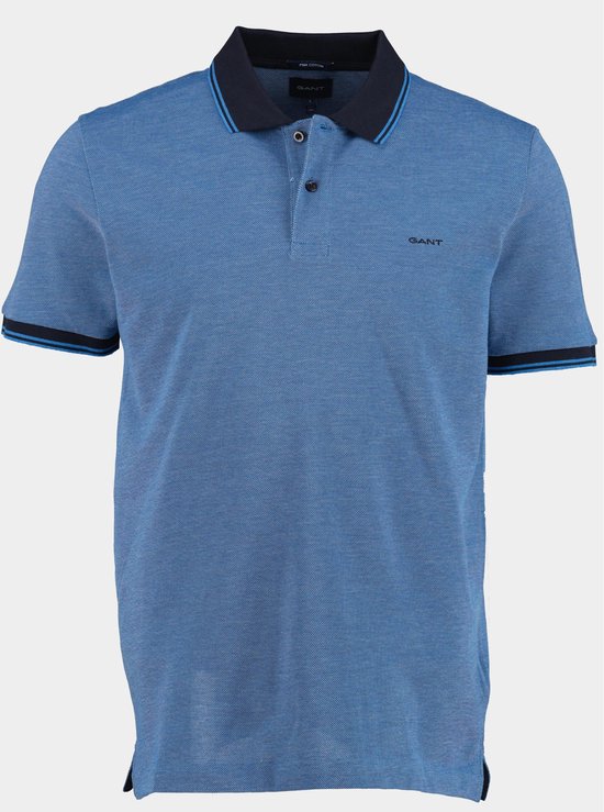 Gant Polo korte mouw Blauw 4-col Oxford SS Pique 2057029/471