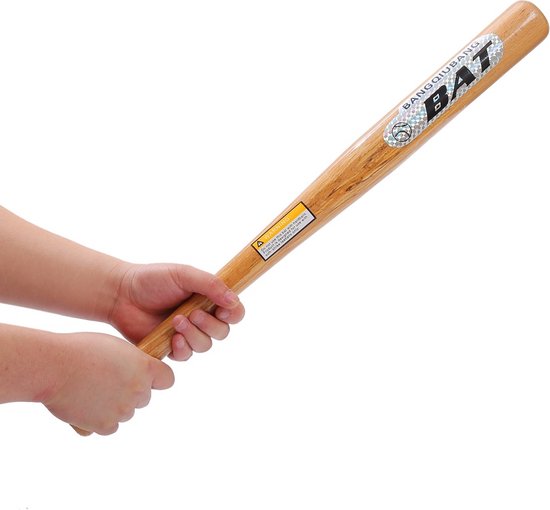 Honkbalknuppel - Softbal knuppel hout - 64CM - voor kinderen en | bol.com
