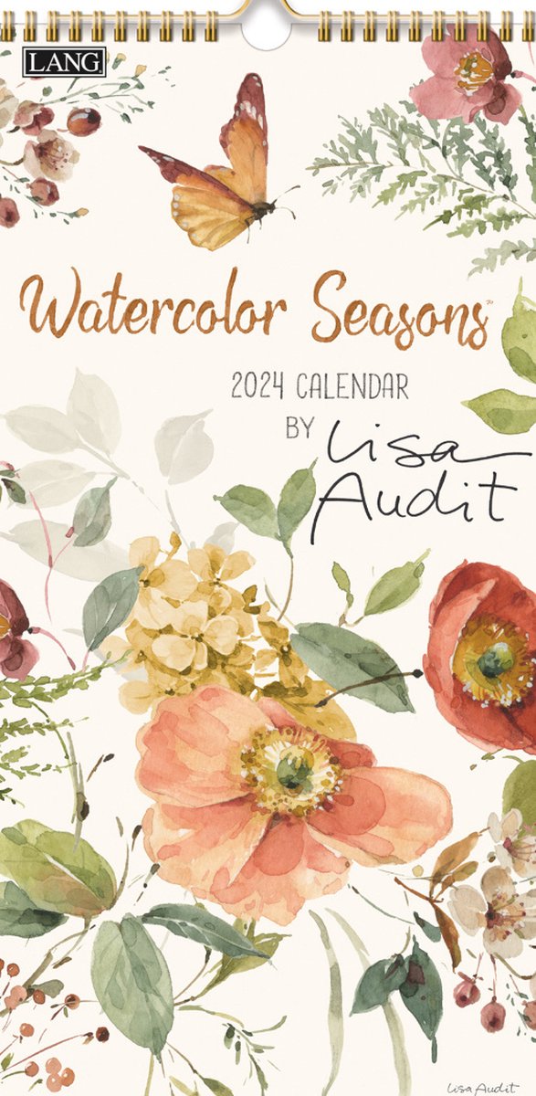 Watercolor Seasons Kalender 2024 Small