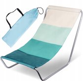 Chaise de plage Ariko - Chaise de jardin - Chaise de camping - Pliable - Chaise - Chaise de pêche - Avec sac de rangement pratique