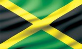 Fotobehang - Vlies Behang - Vlag van Jamaica - Jamaicaanse Vlag - 208 x 146 cm