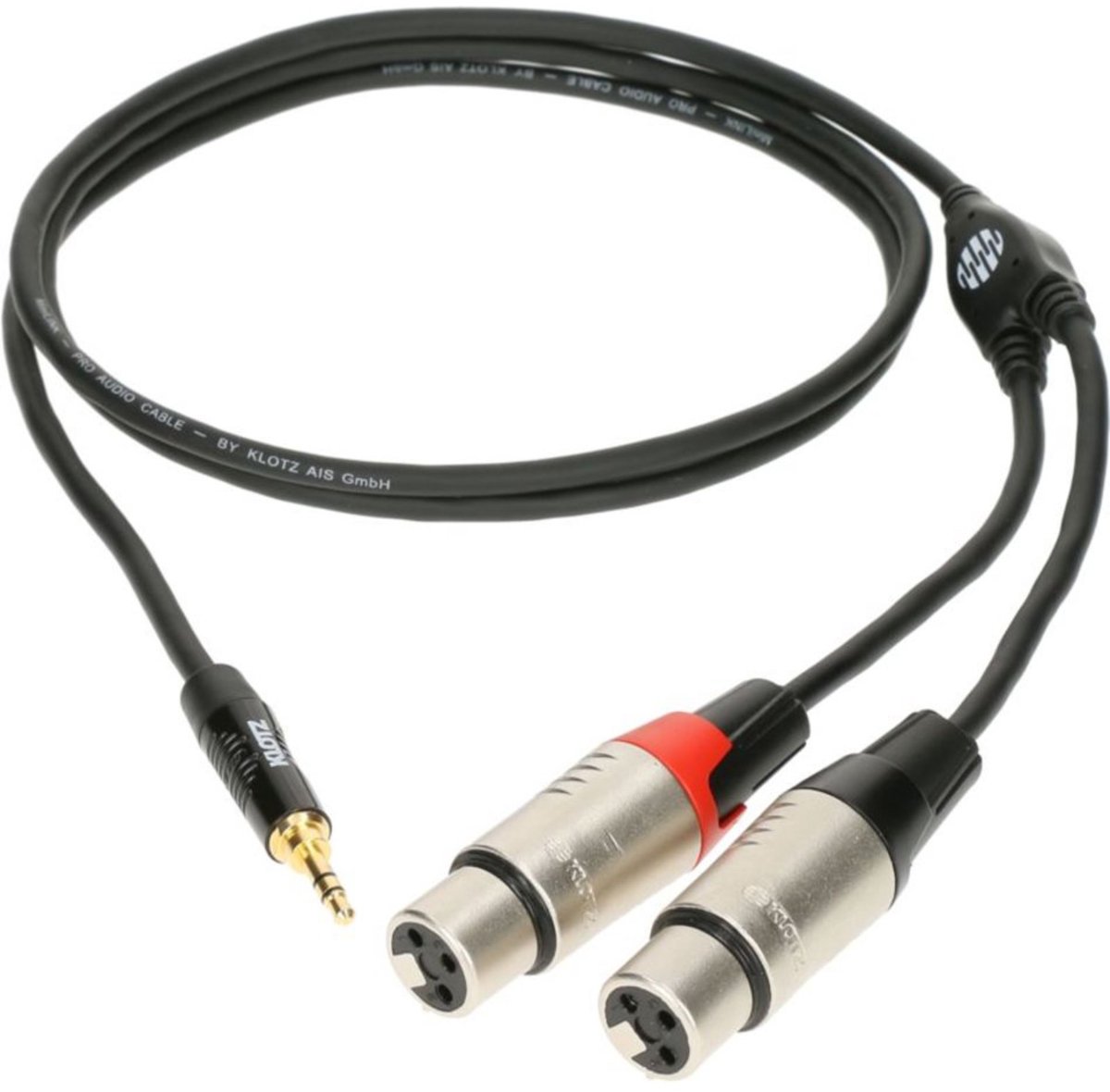Klotz KY8-180 Gebalanceerde mini jack naar XLR Y-kabel 1.8 meter