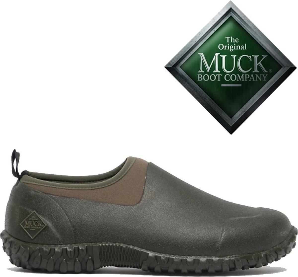 Muck Boot Muckster II Low Tuinschoen Moss Heren Groen