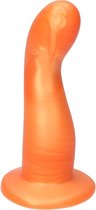 Ylva & Dite - Leda - Siliconen G-spot / Prostaat dildo - Made in Holland - Satijn Oranje Geel