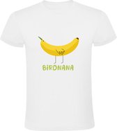 Birdnana Heren T-shirt - vogel - banaan - grappig