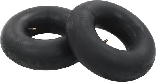 vidaXL Kruiwagenbanden Set 15x6.00-6 - 4 Stuks - Zwart Lekbestendige Banden - Kruiwagenbanden - Tuin Gereedschap - Tuingereedschap - Vervoerlasten van VidaXL — afbeelding 3