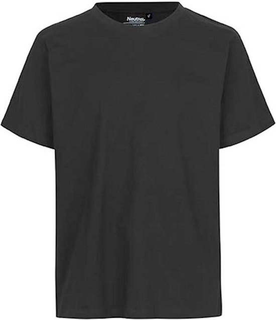 Fairtrade Unisex T-Shirt met korte mouwen Charcoal- 3XL