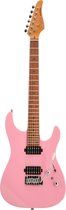 Fazley Sunset Series Sand Shark Shell Pink elektrische gitaar met gigbag