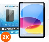 Mobigear Screenprotector geschikt voor Apple iPad 10 (2022) Glazen Screenprotector - Case Friendly (2-Pack)