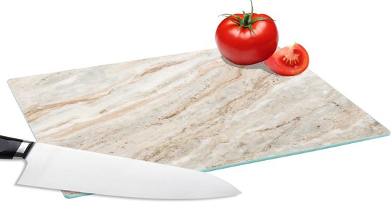 Planche à découper en verre trempé cuisine ASTUCEO