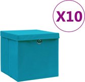 vidaXL-Opbergboxen-met-deksel-10-st-28x28x28-cm-babyblauw
