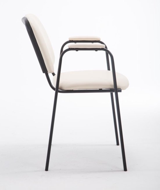 Silla de confidente SOMOS V PU negro hjh OFFICE | Leroy Merlin