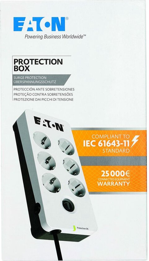 EATON Multiprises parafoudre Protection