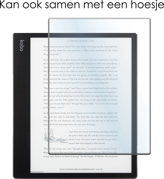 Screenprotector Geschikt voor Kobo Elipsa 2E Screenprotector Bescherm Glas Tempered Glass Screen Protector - 2 PACK van Merkloos — afbeelding 5