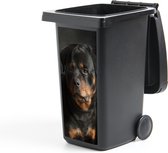 Container sticker Portret van Rottweiler hond in de studio - 44x98 cm - Kliko sticker
