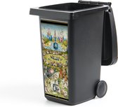 Container sticker Tuin der lusten - schilderij van Jheronimus Bosch - 44x98 cm - Kliko sticker