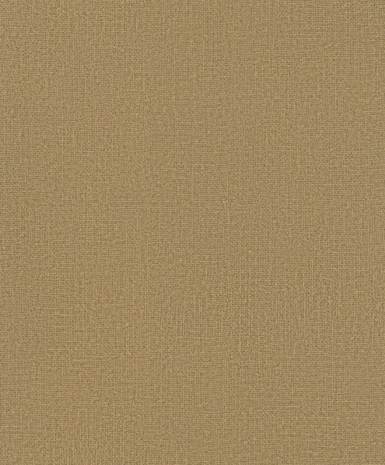 Kumano - Linnenlook - Wallpaper - Behang - Vliesbehang - Goud - 0,53 x 10,05 M.