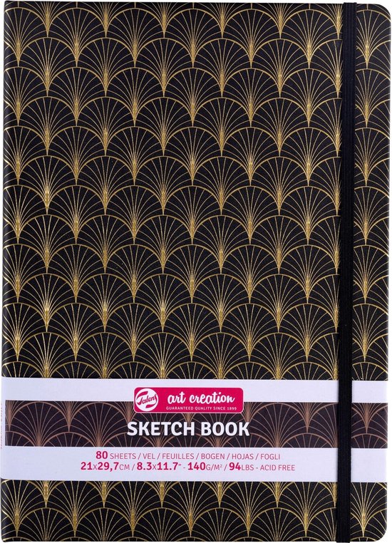 Talens Art Creation Schetsboek Art Deco | 13 x 21 cm, 140 g, 80 vellen - Talens Art Creation