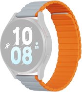 Dux Ducis LD Strap Universeel Smartwatch Bandje 20MM Grijs Oranje