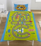 Super Wings Destinations dekbedovertrek 1-persoons