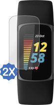 2x Screenprotector geschikt voor Fitbit Charge 5 - Folie Screen Protector geschikt voor Fitbit Charge 5