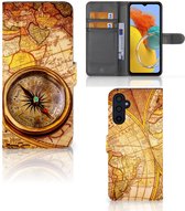 GSM Hoesje Geschikt voor Samsung Galaxy M14 Magnet Case Kompas