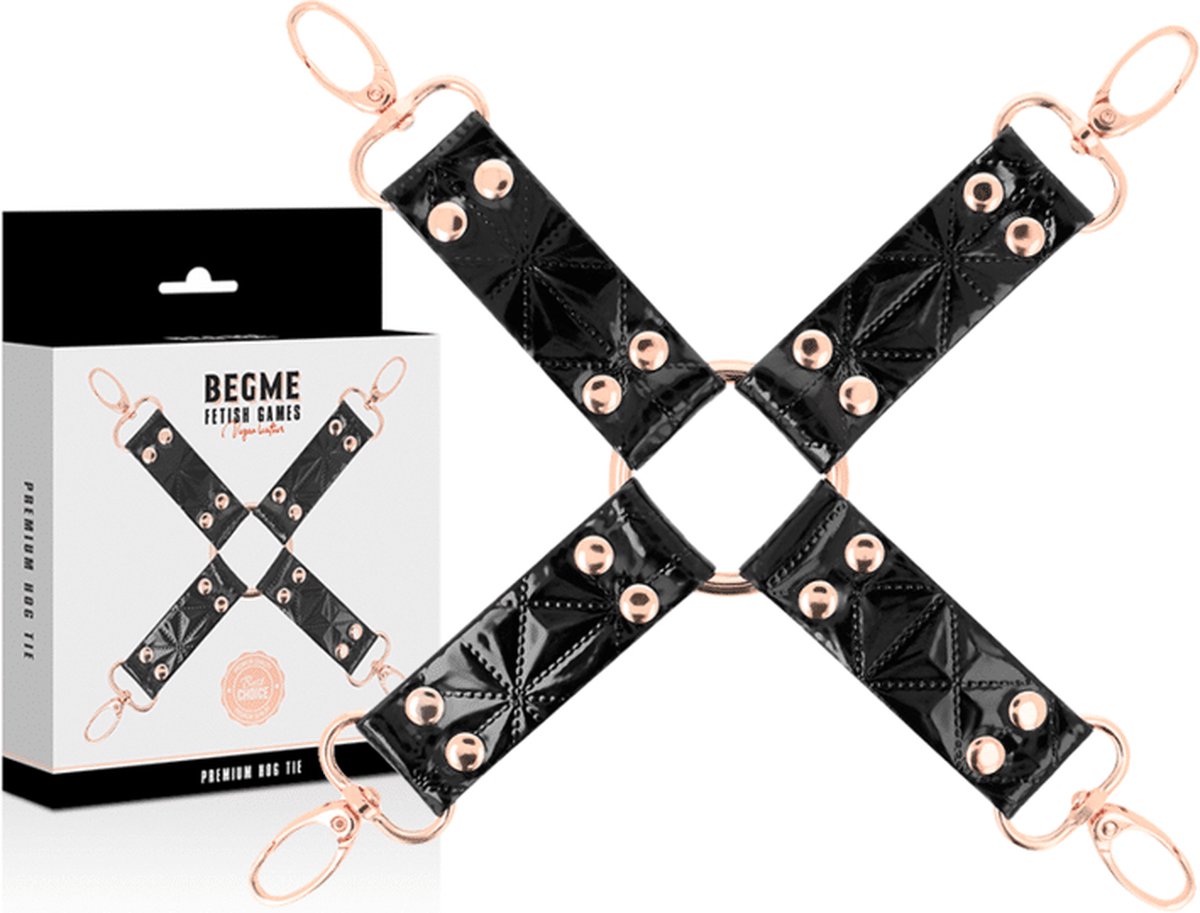 Goedkoopste BEGME BLACK EDITION | Begme Black Edition Vegan Leather Hog Tie