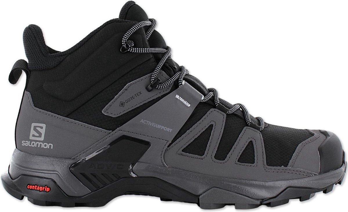 Salomon X ULTRA 4 MID GTX Heren Wandelschoenen Zwart