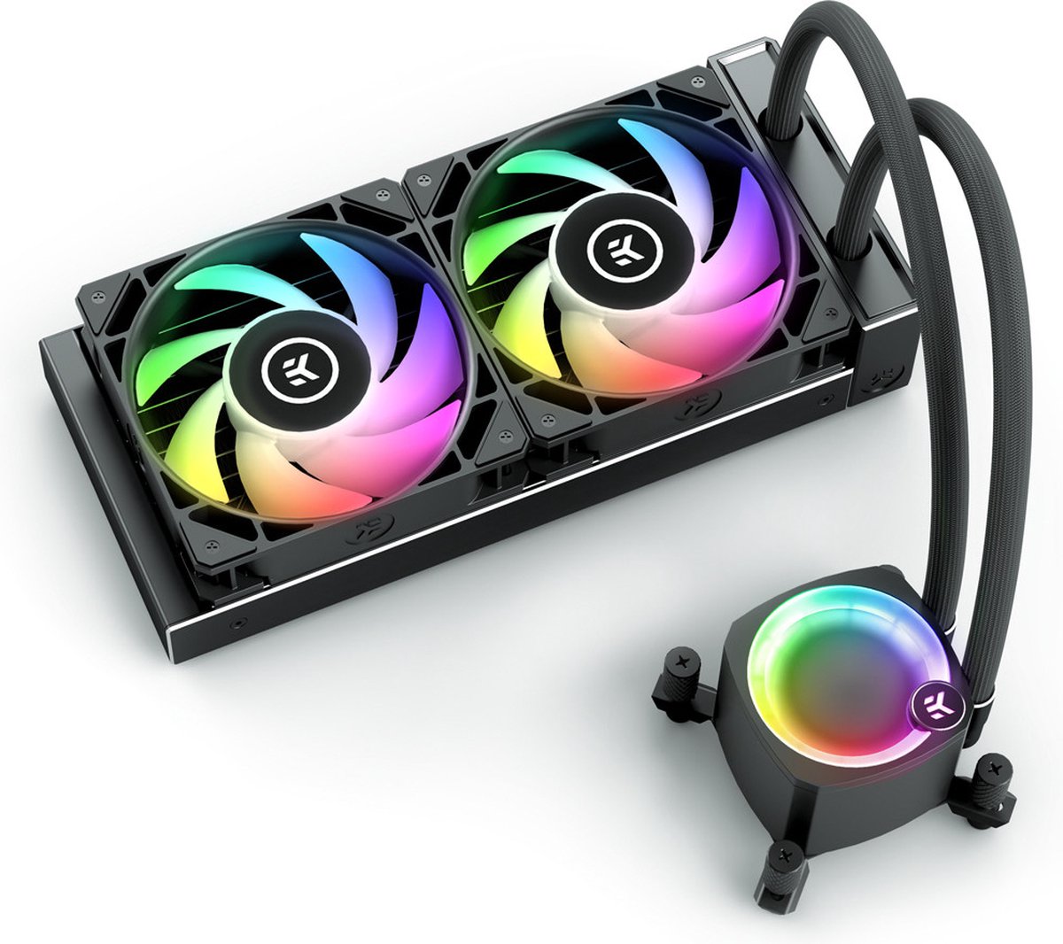 Ekwb Ek-Nucleus Aio Cr240 Lux D-Rgb - Vloeistof-Koelsysteem - Afmeting Radiator koeler - afbeelding 2