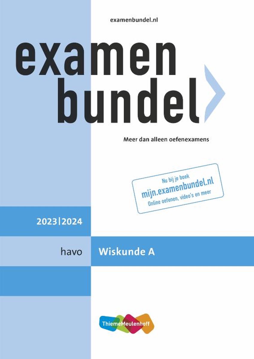 Examenbundel havo Wiskunde A 2023/2024 - N.C. Keemink