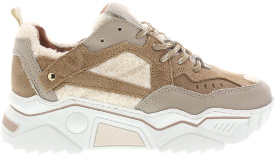 Dames Sneakers Dwrs Pluto Teddy Offwhite Cognac Off White Maat 37 bol