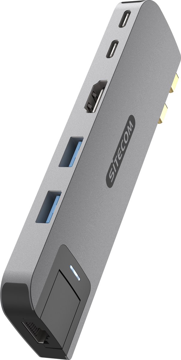 Macbook Multiport hub 6 in 2 for Magsafe Macbook Air