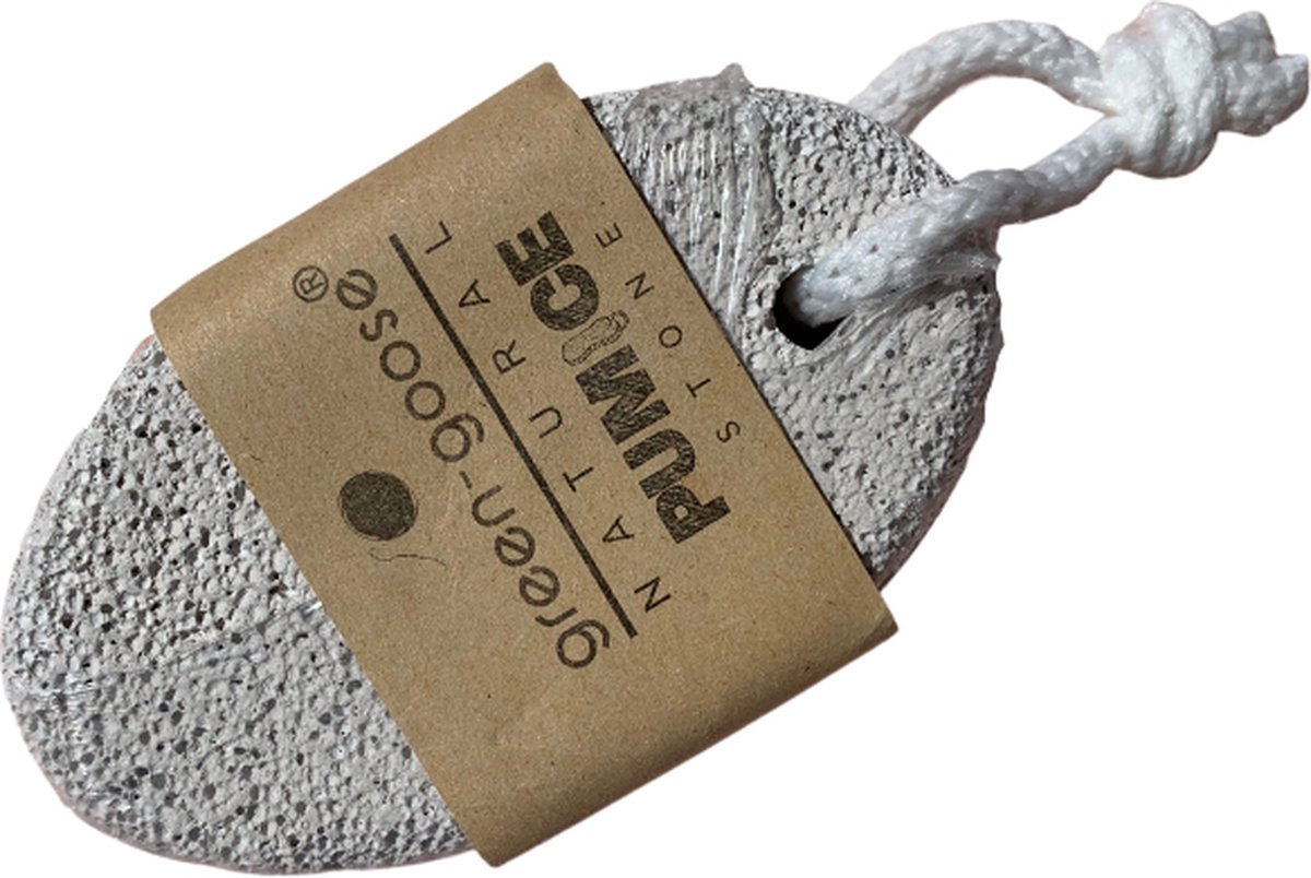 Goedkoopste green-goose® Natuurlijke Puimsteen | Eeltblok | Duurzaam, Hypoallergeen en Bacteriostatisch