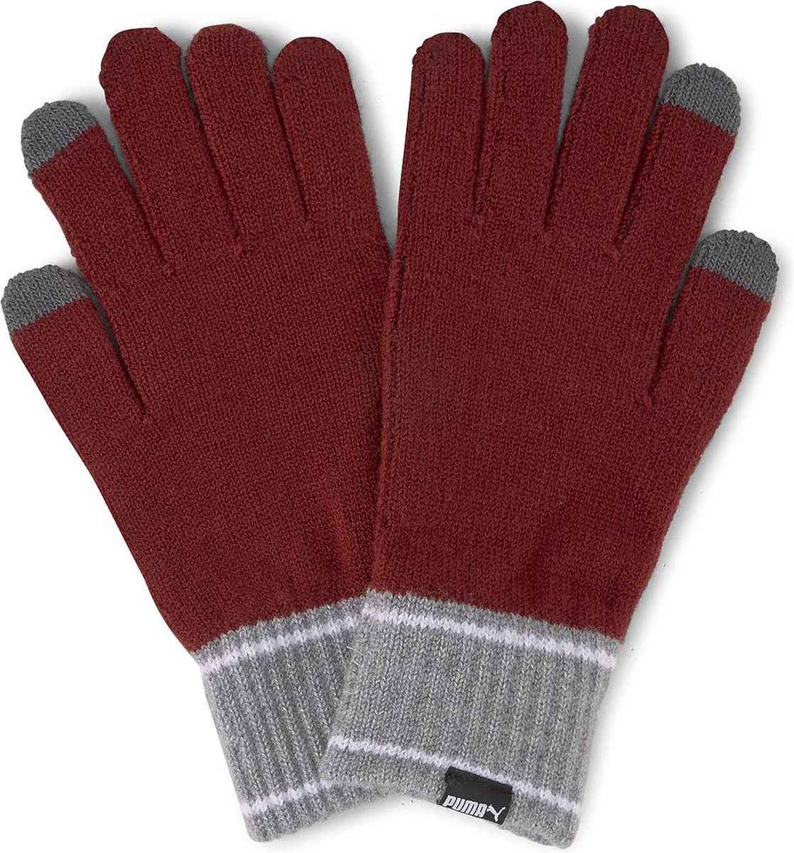 Puma Knit Handschoenen Intens /Grijze Heide S Multikleur
