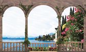 Lake Through The Arches Photo Wallcovering