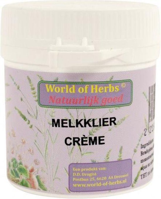 World of herbs fytotherapie melkklier creme - Default Title