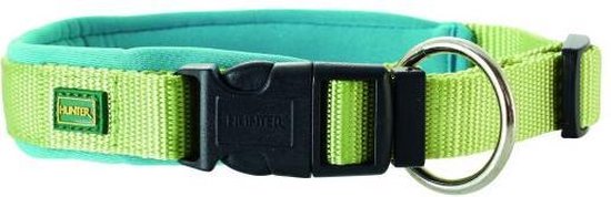 Hunter halsband voor hond neopreen vario plus groen / turquoise 010_60-65  cmx25 mm | bol.com
