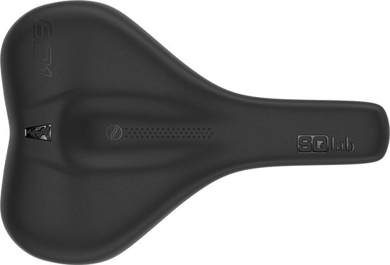 SQlab Ergolux Saddle 601 - Selle de vélo - Synthétique - Sans suspension - Zwart - 16cm