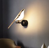 BIZZ Light® “Aves” Vogel wandlamp – Designer wandlamp Dimbaar – Moderne wandlamp – Vogel wandlamp voor woonkamer, slaapkamer, kantoor