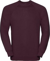 Classic Crew Neck Sweatshirt 'Russell' Burgundy - XXL