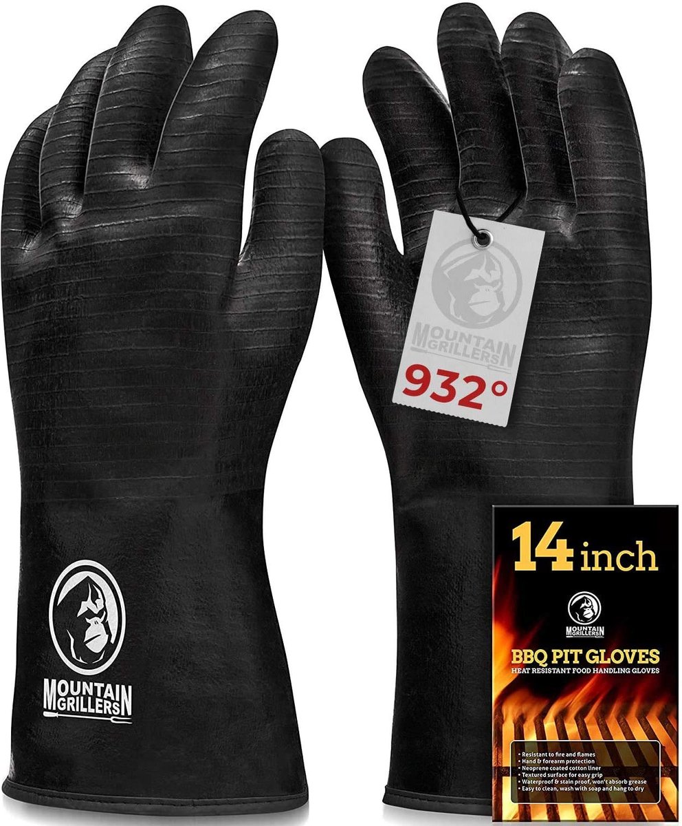 Extreem hittebestendige handschoenen voor grill-bbq hoge temperaturen