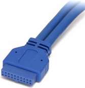 USB Cable Startech USB3SPNLAFHD IDC USB A Blue