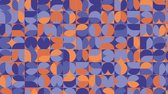 Fotobehang Retro Pattern, Geometric Colorful Abstract - Vliesbehang - 368 x 280 cm