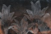Fotobehang Tropical Trees And Leaves For Digital Printing Wallpaper, Custom Design Wallpaper - 3D - Vliesbehang - 416 x 290 cm